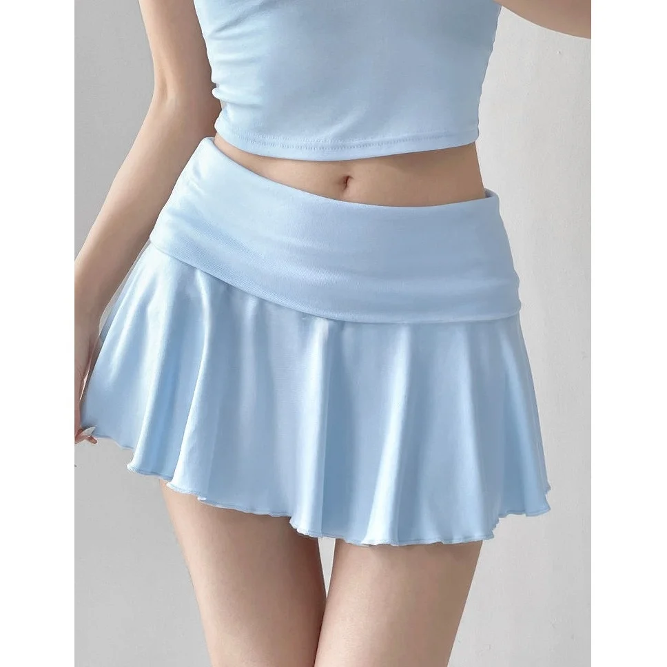 Sporty Half-length Skirt Women's Pure Desire Slimming Wrap-around  Skirt Prevents Exposure And Light Summer Fashion