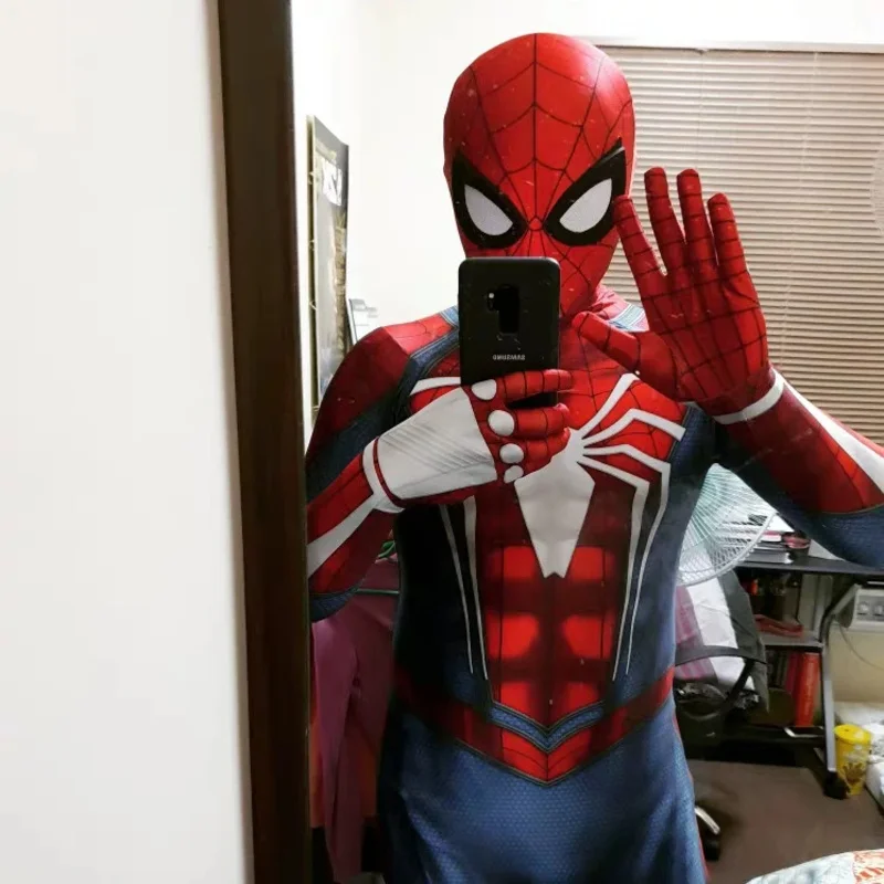 

Halloween PS4 Game Spidercosplay Costume Boys Men Bodysuit Zentai Full Body Suit Adult Kids Jumpsuit