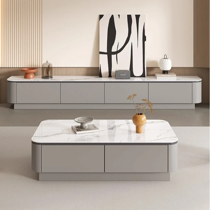 160 180 200 220 240 260 280 300 سم حامل تلفاز روك حديث خزانة تلفزيون طاولات القهوة طاولة جانبية أثاث غرفة المعيشة #2