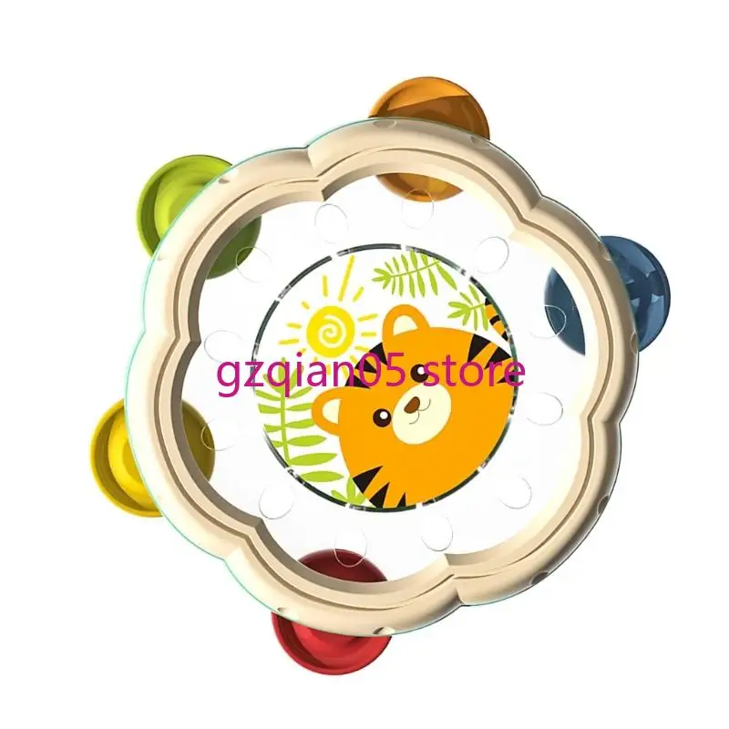 N7me Interactive Baby Drum con suoni tintinnanti giocattolo musica per scuola materna