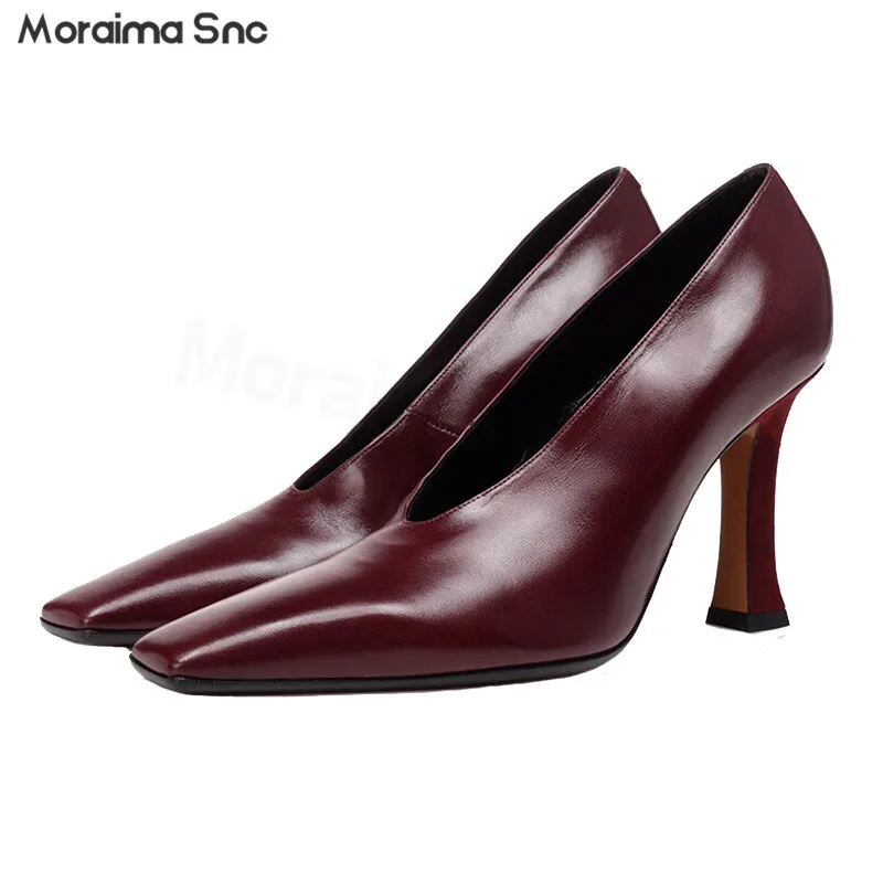 

New Square Toe Shallow Mouth Pumps Multi-Color Fashionable Banquet Casual Women's Shoes Comfortable Stiletto Designer High Heels