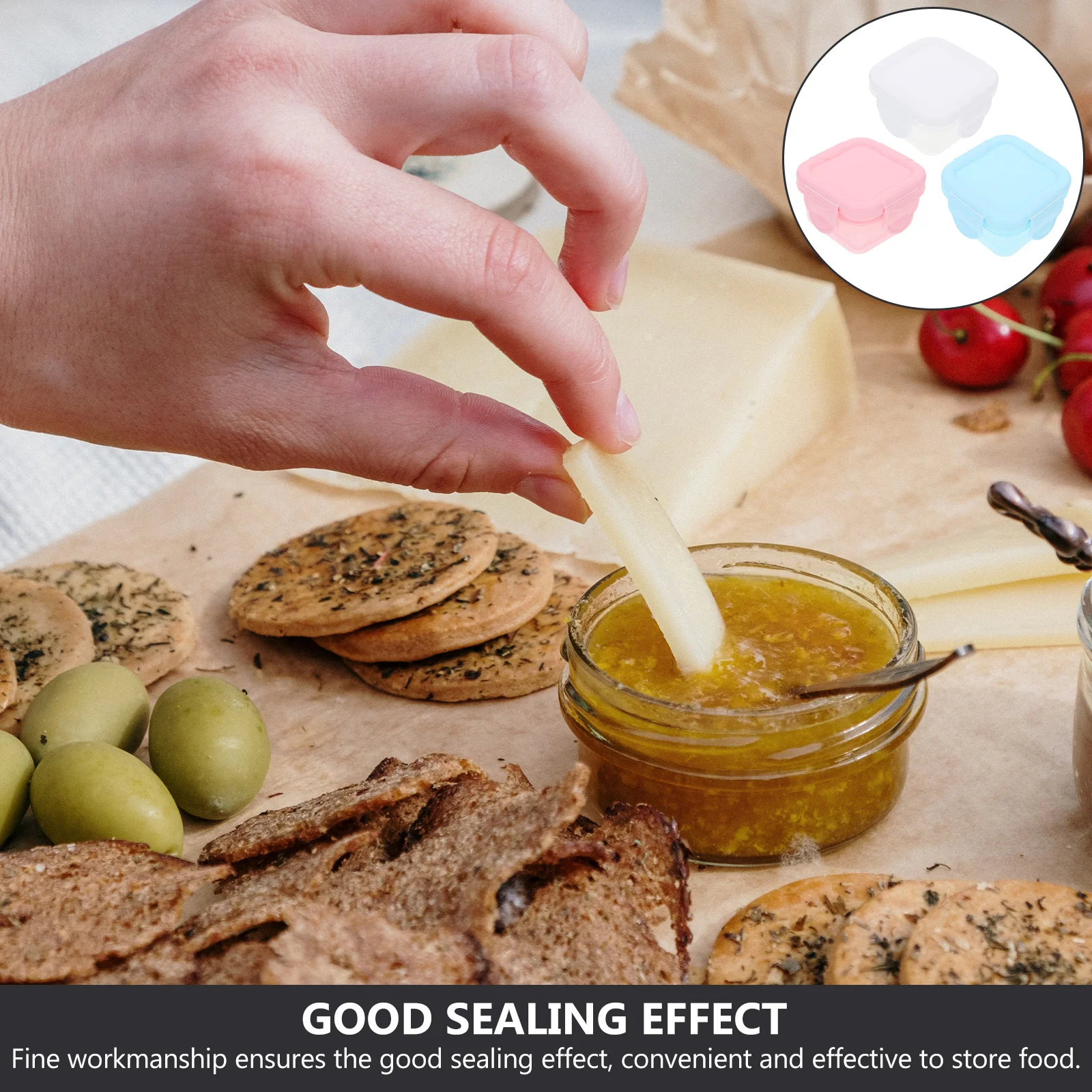 

3 шт., контейнер для детского питания, материал ПП, легкая герметизирующая коробка для свежего холодильника, хранения продуктов, овощей, фруктов, закусок, портативный