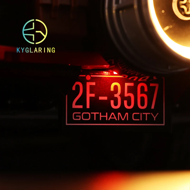 Kyglaring Light Kit For 76328 Batmaned The Classic TV Series Batmobile Building Blocks LED Kit Toys (NOT Include the Model)