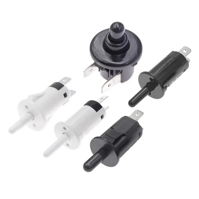 5pcs Door Switch Refrigerator Cabinet Light Disinfection Cabinet Wardrobe Closed Press Button Switch Normally Open/Closed KA5