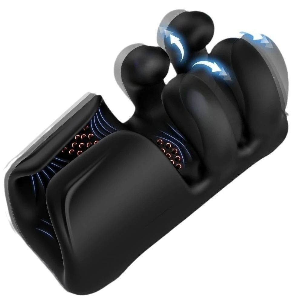 2026 New Upgrade Penis Training Vibrator Men Glans Massage Stimulator For Ejaculation Delay Male Masturbator With Finger