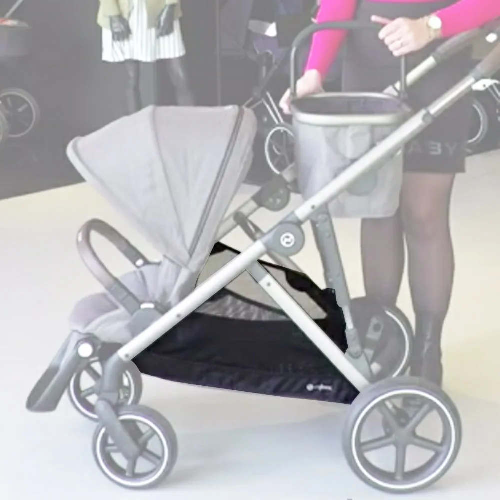 Bebe Twin Stroller Shopping Bag For Cybex Gazelle S Storage Bag Large Capacity Baby Buggy Basket Replacement Accessories