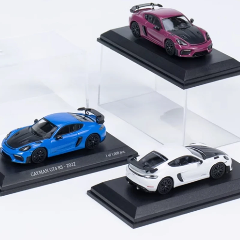 

Литой под давлением оригинальный масштаб 1:64 Cayman GT4 RS модель из сплава, имитация украшения, хобби, сувениры, коллекция подарков, статический дисплей