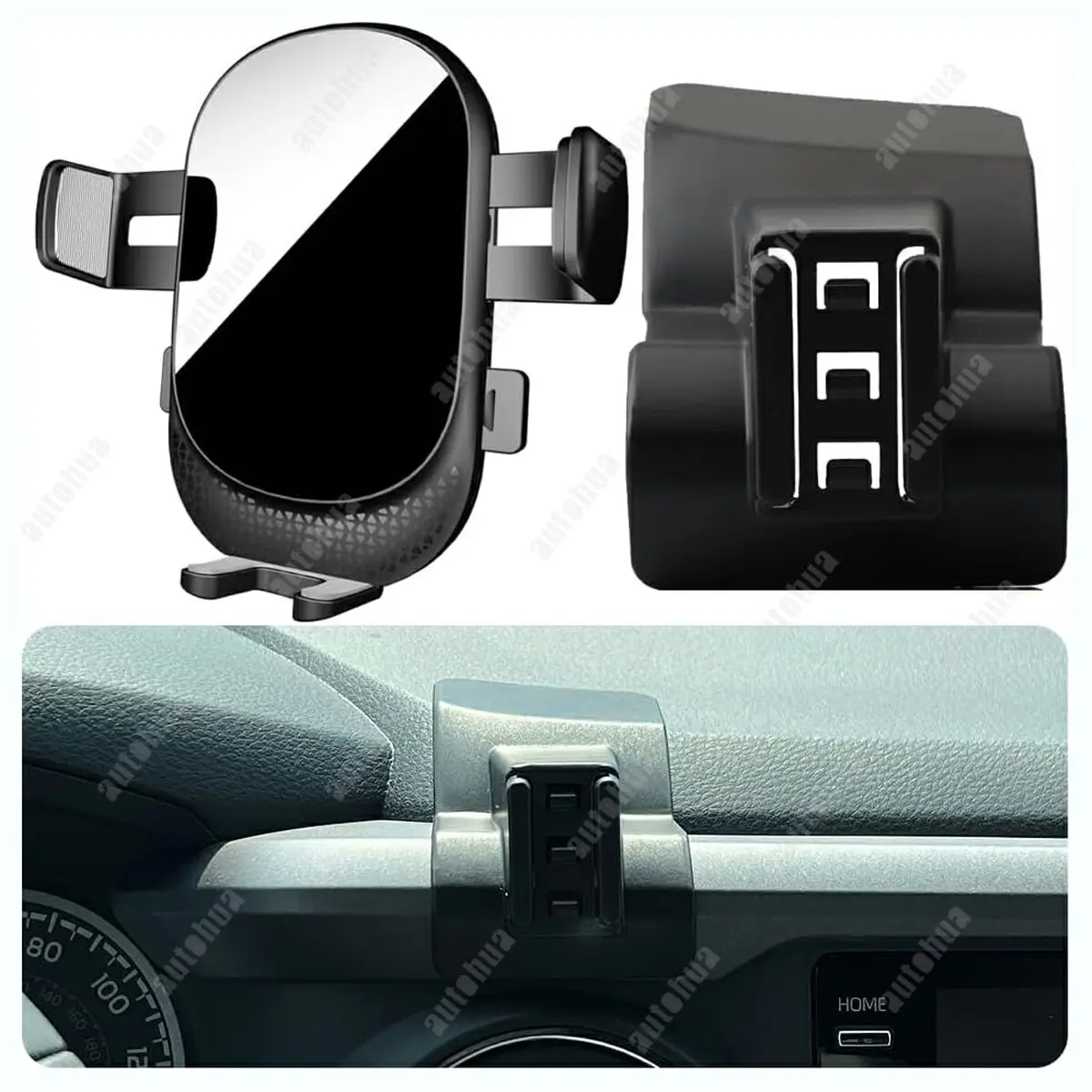 

Car Phone Holder Stand For Toyota Tacoma 2016-2023 GPS Bracket Dashboard Clip Mount For iPhone & All Mobile Phone