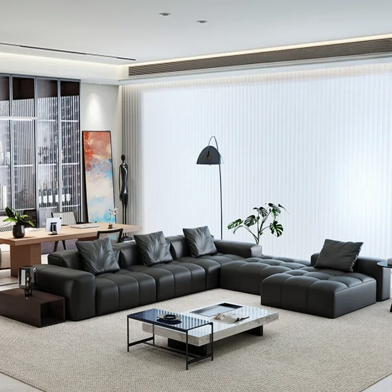 

z Modern Luxury Living Room Sofa European Leather Casual Designer Lazy Living Room Sofa Modular Elegant Meubles De Luxe Furnitu