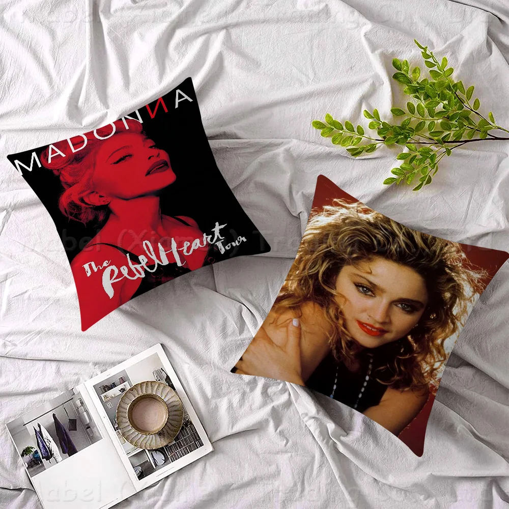 Madonna Singer Personalized Pillow Cover Kids Bedroom Wild Party Decor Pillowcase Kid Birthday Shower Gift