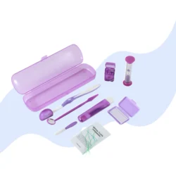 Orthodontic Supplies Set Portable Orthodontic Toothbrush Kit Oral Care Dental Travel Kit