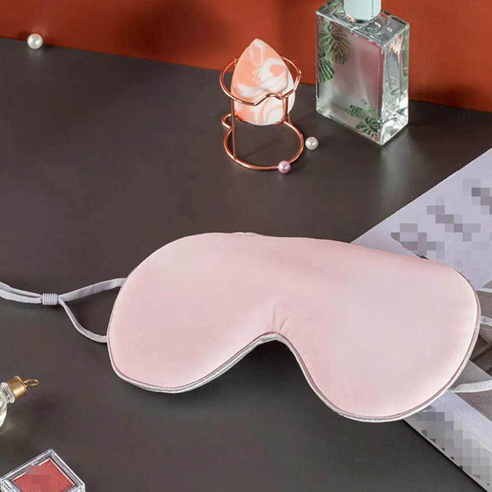 Double-Sided Eye Mask Premium Smooth Fabric Light Blocking Sleep Rest Aid for Students Travelers Deep Relaxation Eye Cover