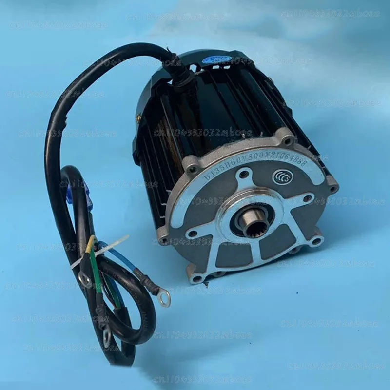 500W - 1000W Special Motor for Electric Three-wheel Vehicles 5-pin 14-tooth Differential Gear 48V 60V Pure Copper Motor