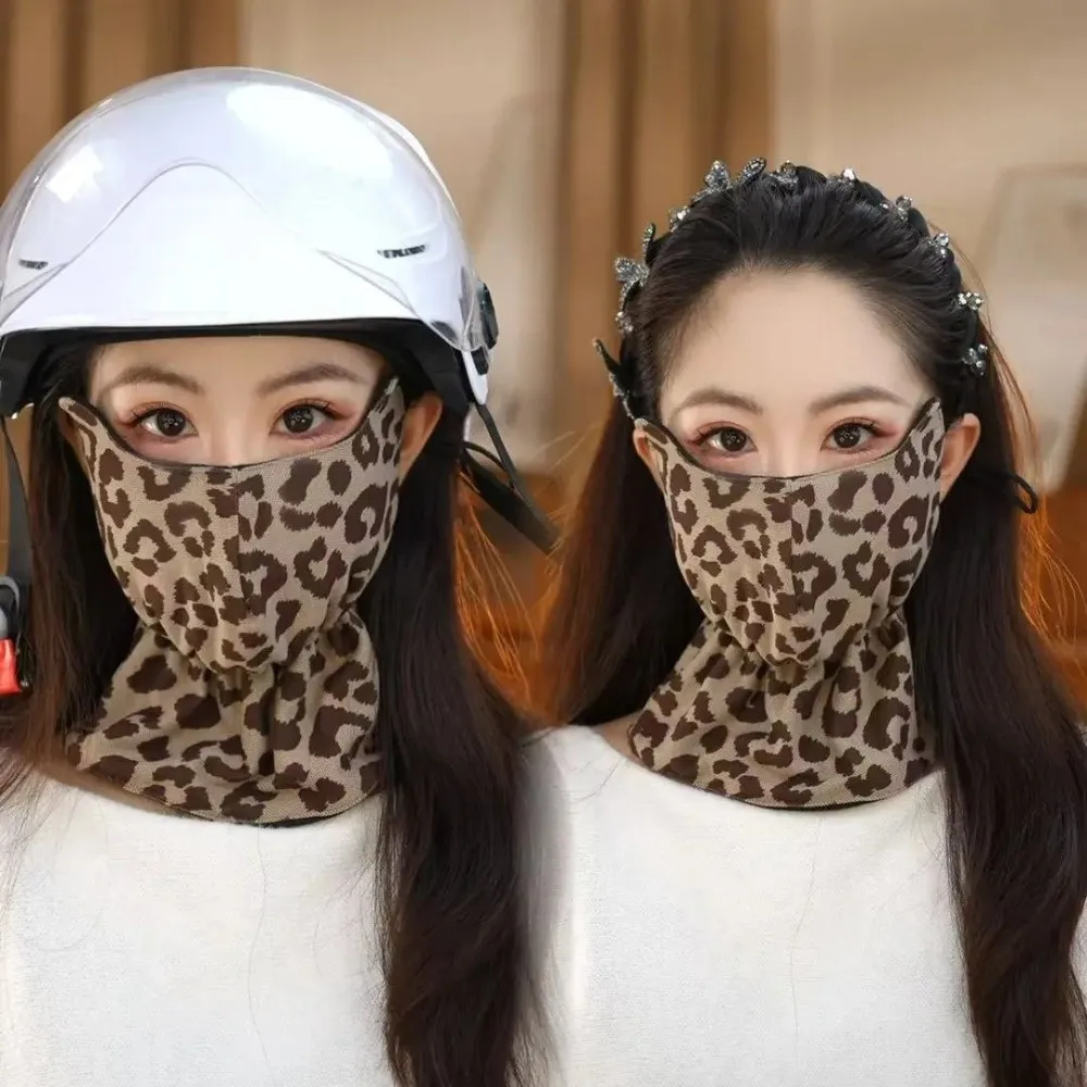 Vintage Print Face Mask Windproof Cold Proof Full Face Cover Fall Winter Women's Size Eye Protection Mask Outdoor Cycling