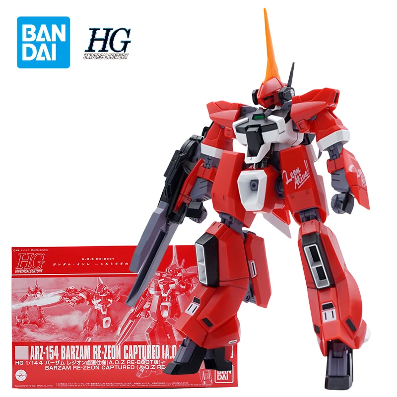 Bandai HGUC ARZ-154 Barzam Action Figure Gundam TR-6 Re-Zeon Mobile Suit Z GUNDAM Plastic Model Kit