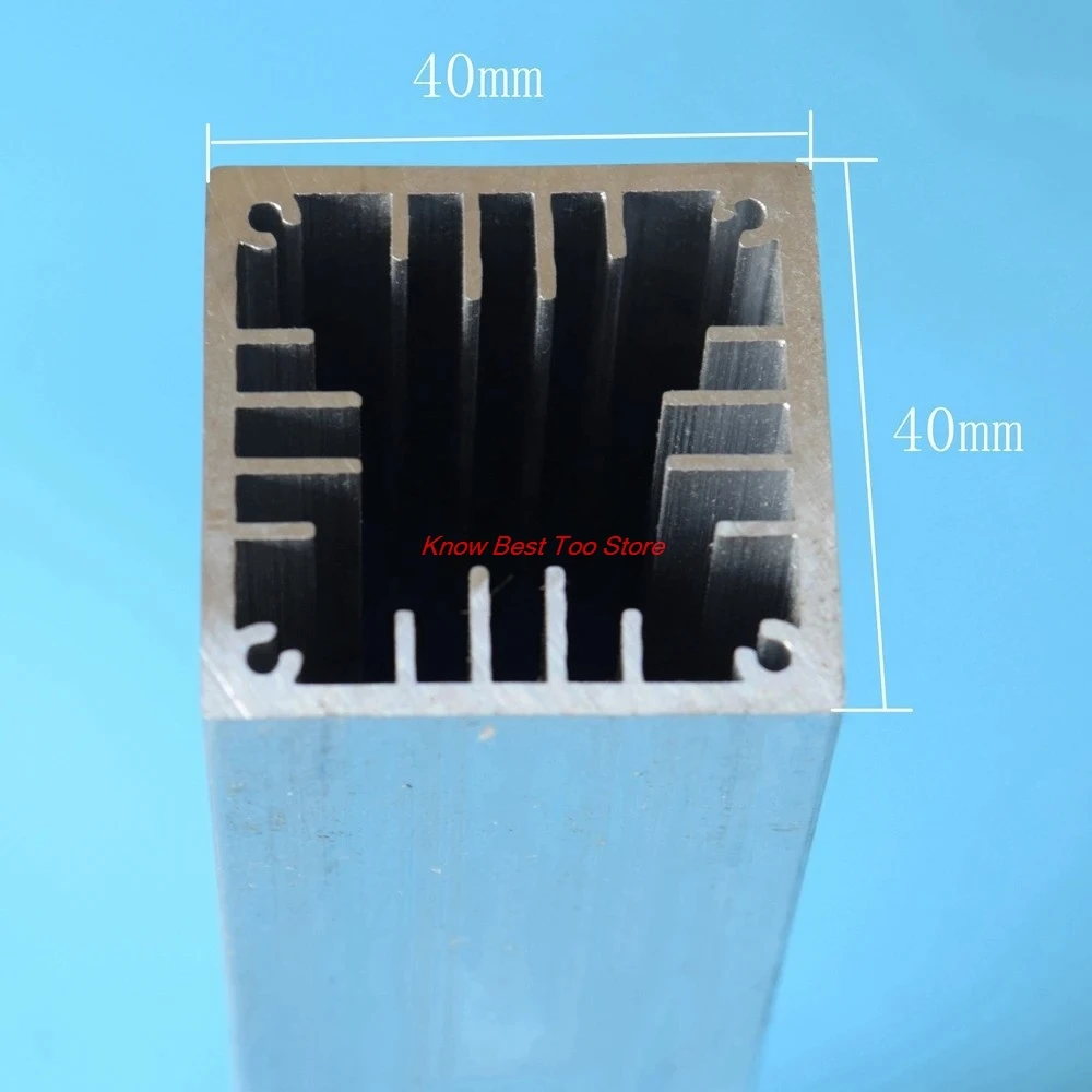 1pcs 40x40mm Aluminum Square Heat Sink Radiator CPU Heatsink for Cooling, Electronic Cooler Chipset Heat Dissipation
