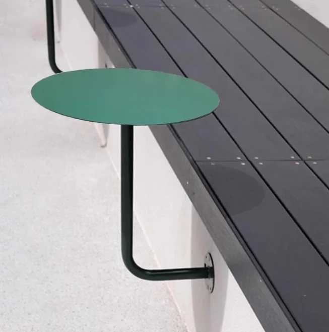 Ins‑Style Wall Mounted Coffee Table, Industrial Multi‑Color Small Round Wall Table for Milk Tea Bakery Booth