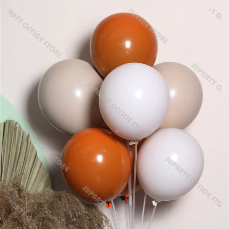 5/10/12inch Custom Balloons Matte Orange Dusty Pink Sage Green Doubled Balloon for Bridal Shower Birthday Party Gender Reveal