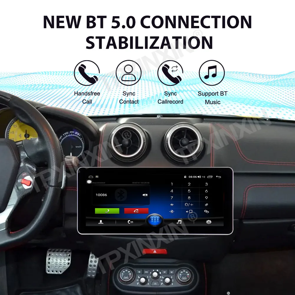 Car Accessories Radio For Ferrari California 2009-2018 Android Auto GPS Navigation Multimedia Stereo Receiver Head Unit Offline