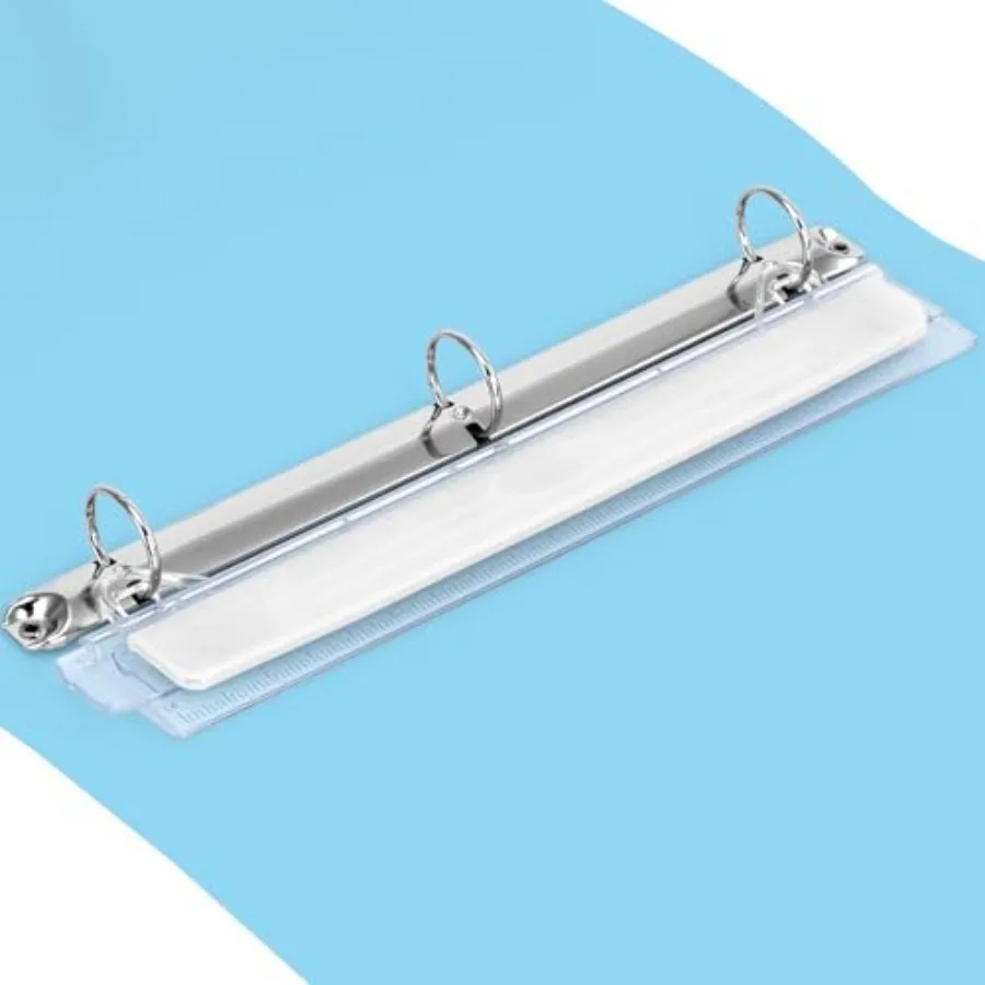 

3 Hole Punch, Portable 3 Hole Puncher for 3 Ring Binder, Upgraded Scrap Container, Durable Three Hole Punch with 10 Inches Rule