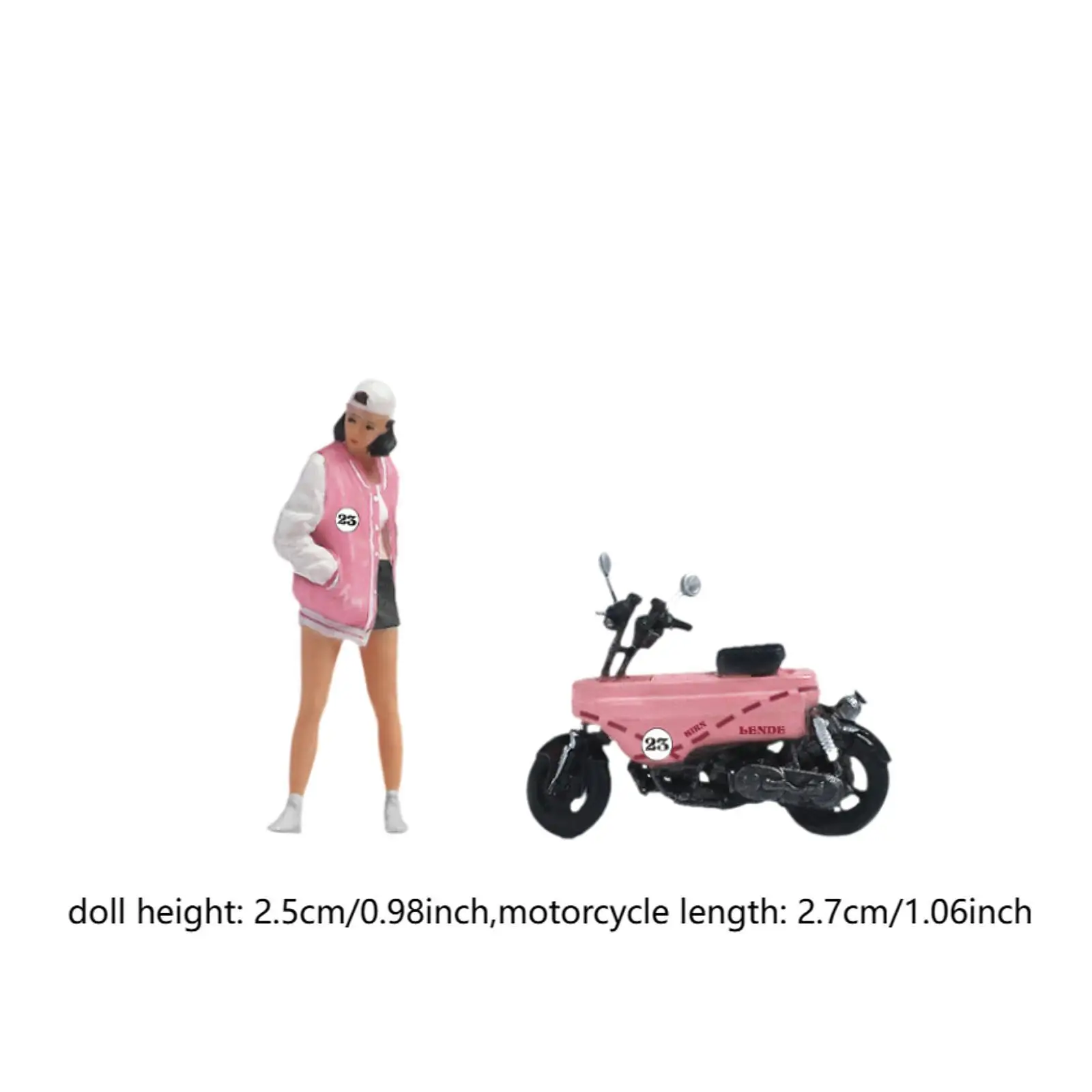 Figura pequeña de personas a escala 1/64 para casa de muñecas de escena en miniatura Diorama