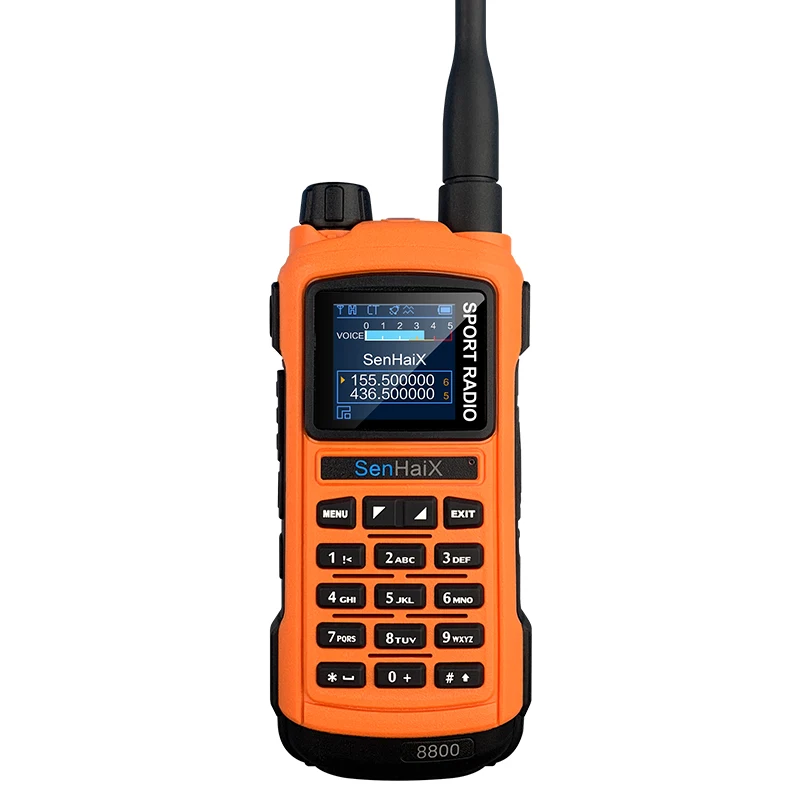 GP8800 GP 8800 Ham Dual Band U/VHF bidirezionale CB Radio TPU Walkie Talkie PTT telefono APP programmazione LED rice