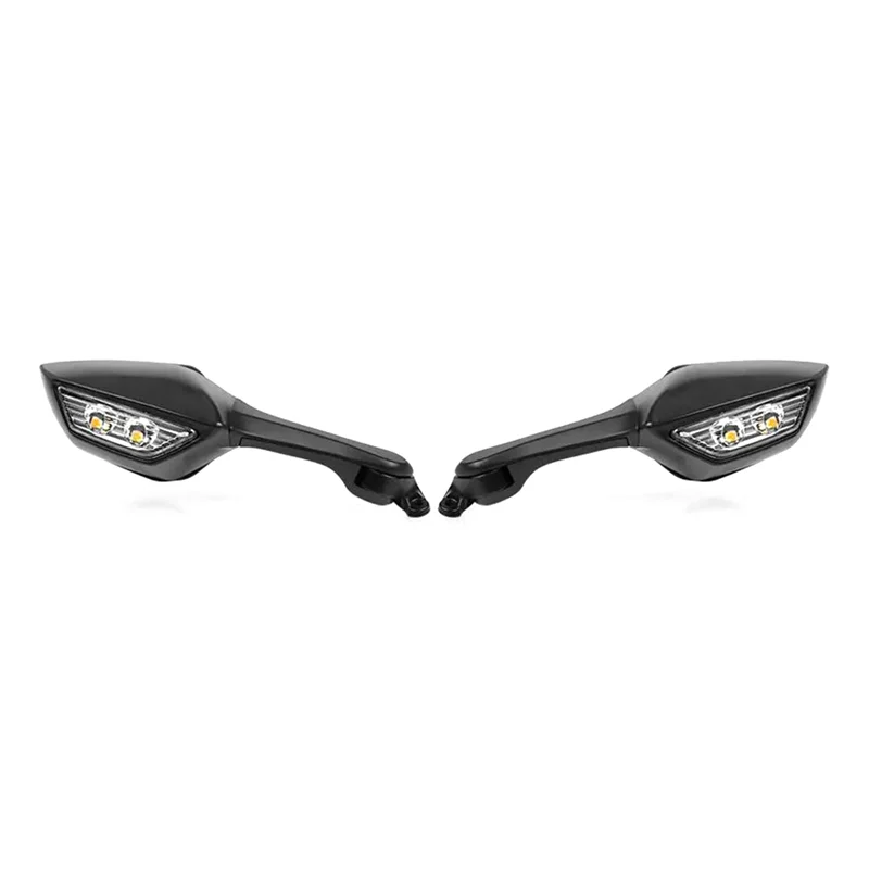 

ABNF!Motorcycle Rearview Mirrors With LED Turn Signals Lights For Kawasaki Ninja ZX-10R ZX10R ZX 10R 2011-2015 Parts