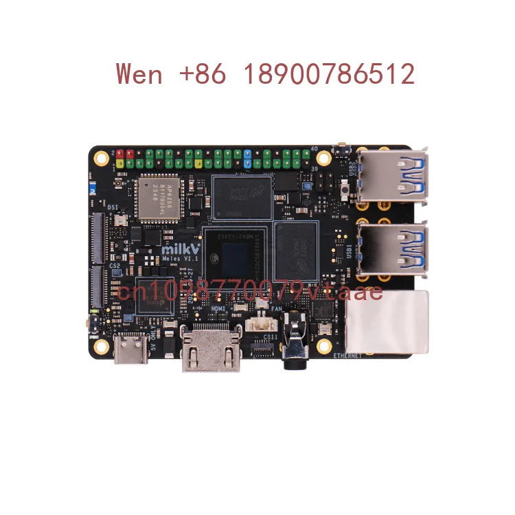 Milk-V Meles TH1520 C910 Quad-Core Single-Board Development Board: RISC-V Replacement for Raspberry Pi 4B