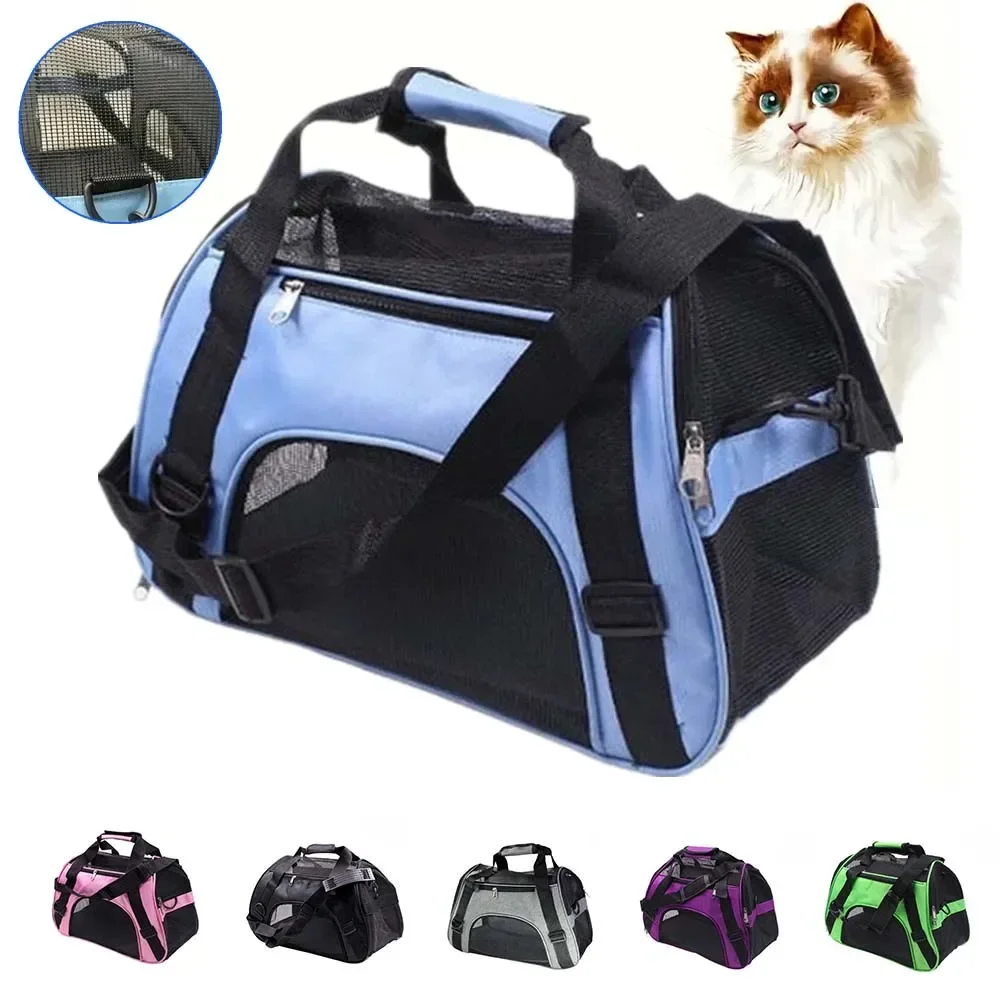 

Breathable Out and About Portable Foldable Portable Dog Cat Carrier Bag Pet Puppy Travel Bags Outdoor Tent Carrier Pets Handbag