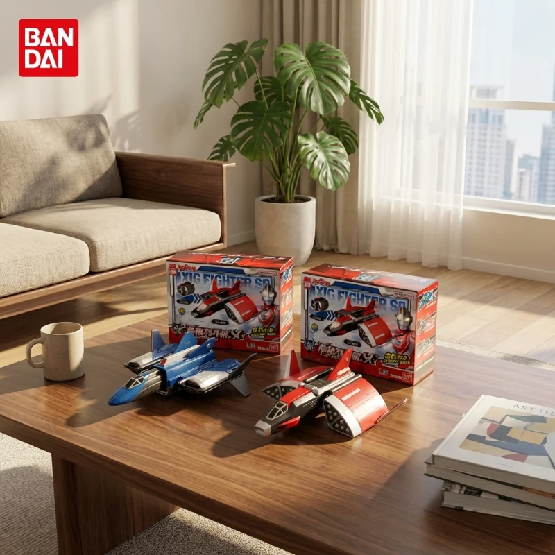 

Фигурка Bandai Ultraman Gaia Higgs Fighter 53144SS: Трансформирующийся космический корабль-игрушка для мальчиков, подарок на день рождения, быстрая доставка