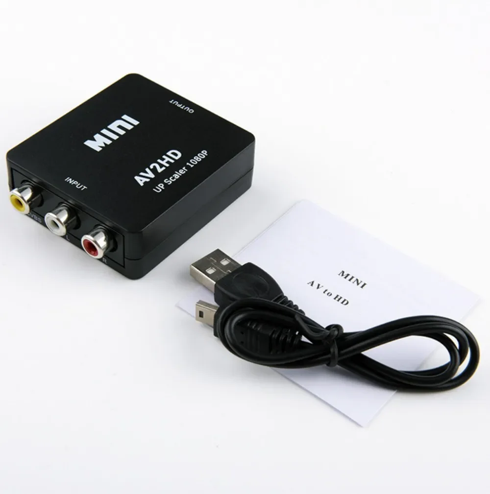 RCA AV to HDMI-compatible Converter AV/CVSB L/R Video Box