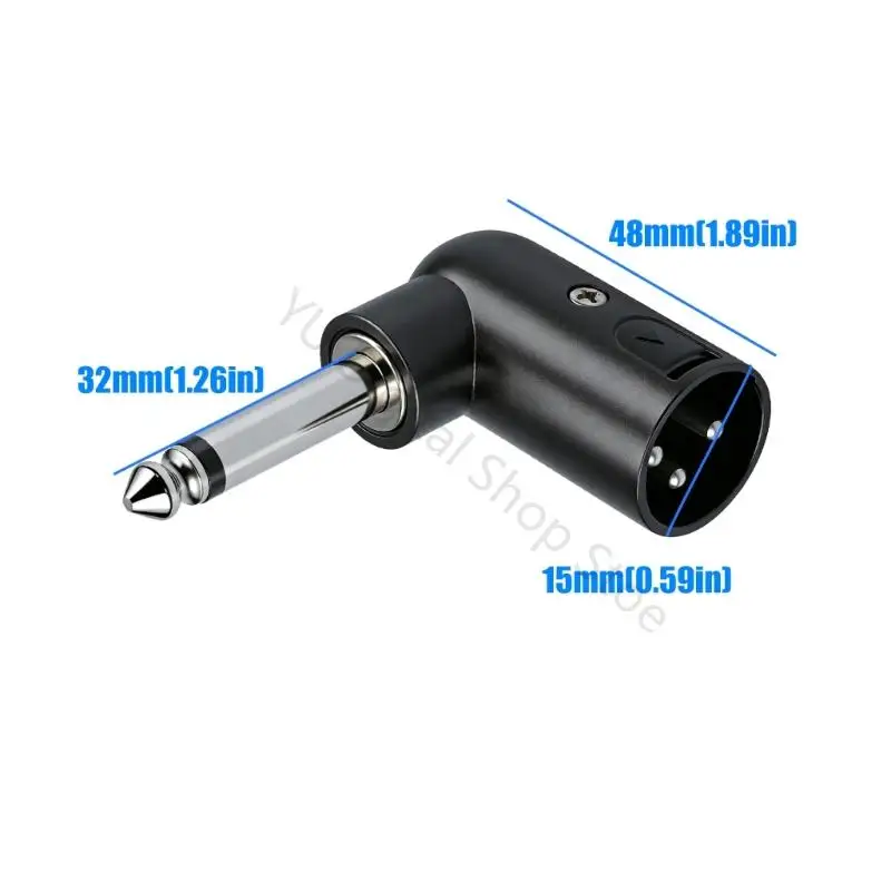 96BA Langlebige 1/4-Zoll-auf-XLR-Stecker für Effektmixer – Detail 6