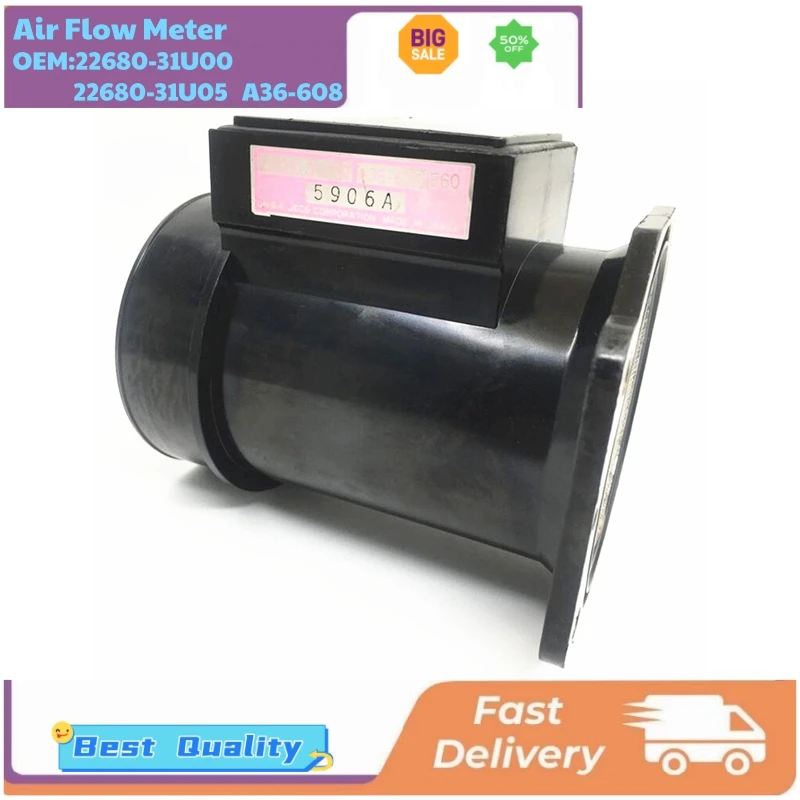 

Japan Original Mass Air Flow Meters 22680-31U00 22680-31U05 A36-608 Air Flow Sensors for Nissan Cefiro A32 Infiniti I30 Q45