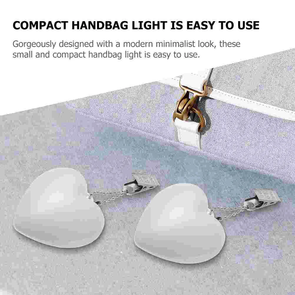 3 Pcs Sensor Night Light Mini Flashlights Purse Activated Handbag with Automatic for Small