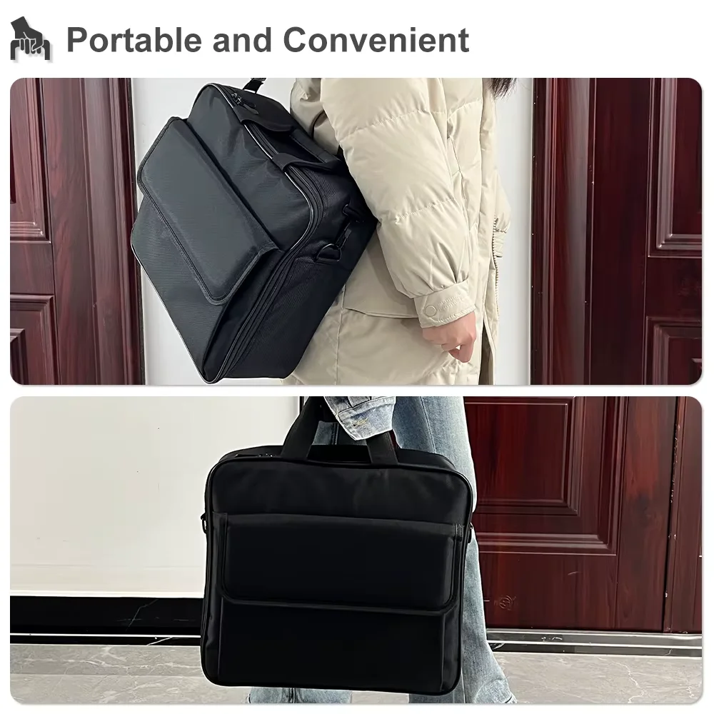 プロジェクターアクセサリー用ポータブルバッグユニバーサル多機能収納ビッグバッグコンピュータトゥインジャーQ12W /エプソン/ BenQ