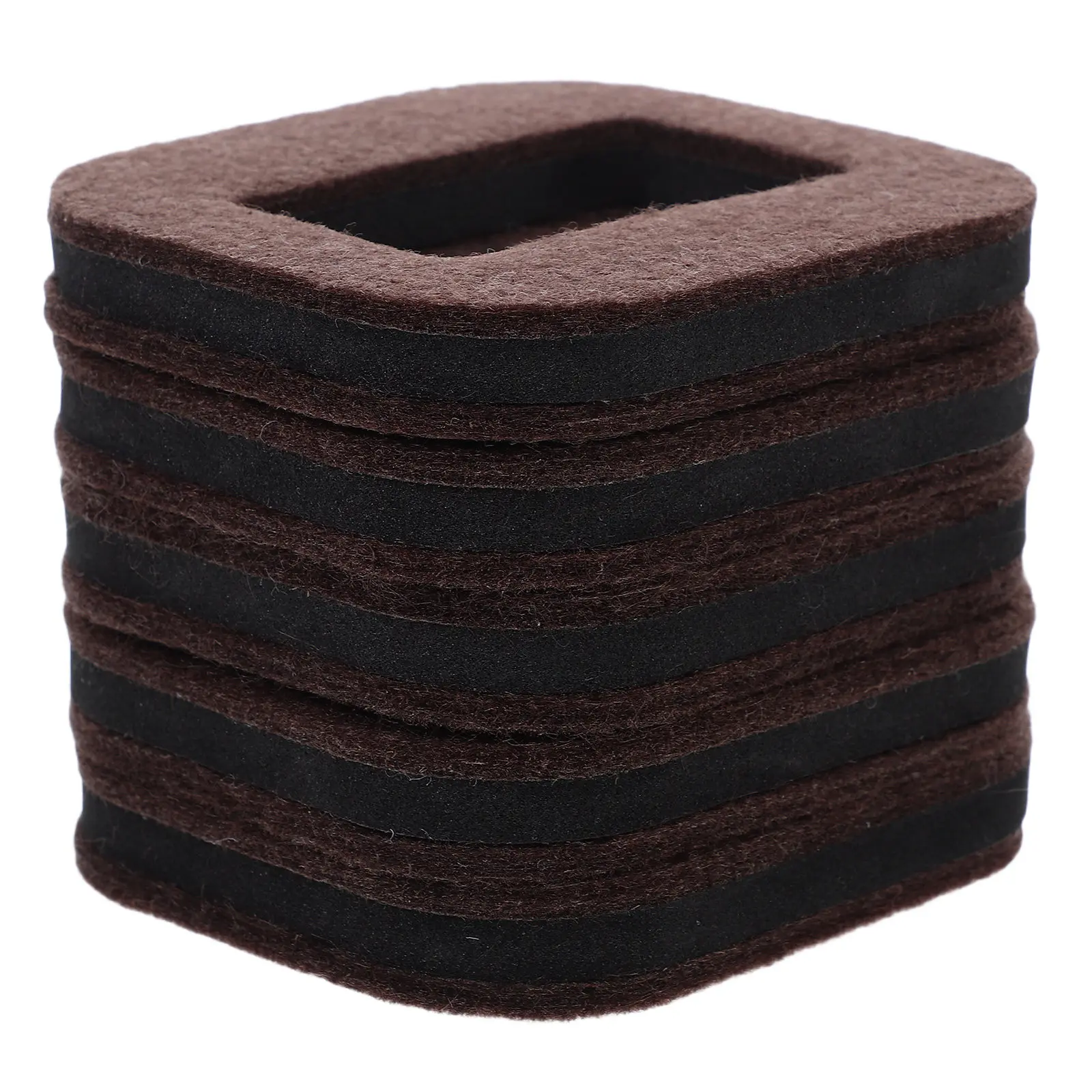 5Pcs Non-Slip Felt Caster Cups Chair Wheel Stoppers for Hardwood Tile Carpet Floors Easy Install Scratch Proof Noise Free