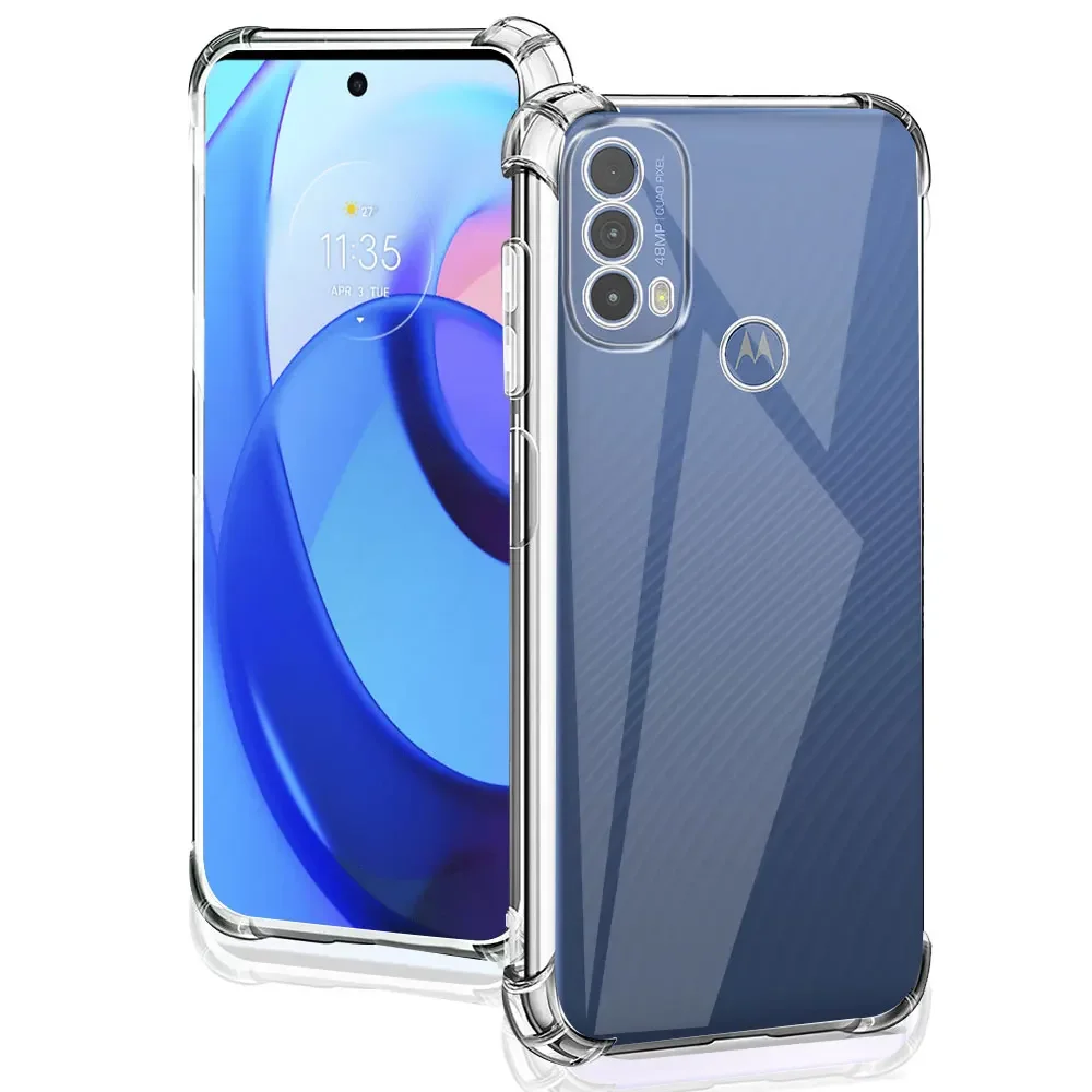 Per Motorola Moto E30 Custodia Custodia Morbida In Silicone Antiurto Trasparente Per Moto E40 Custodie Trasparenti Per Moto E20 Fundas Coque