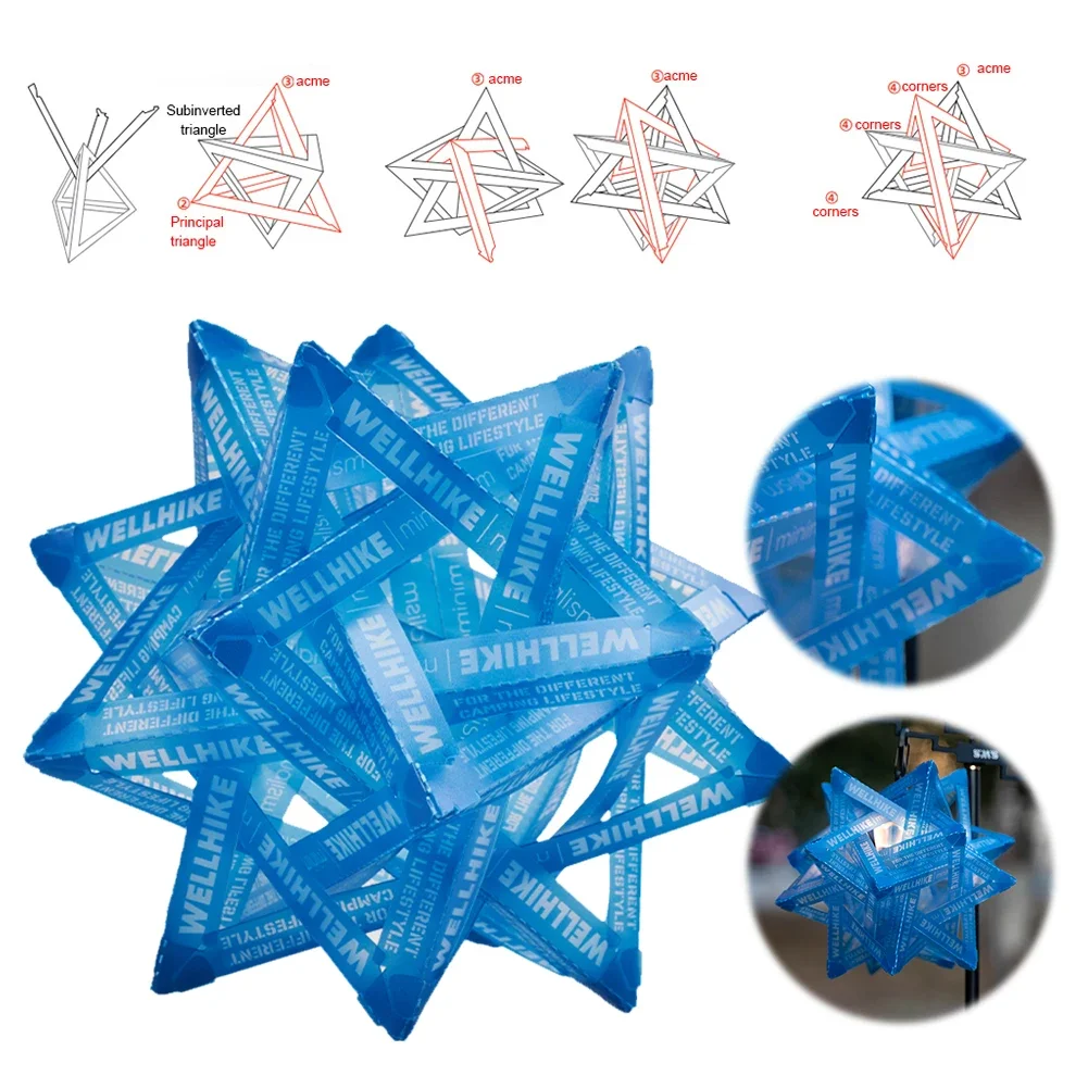

DIY Outdoor Star Camping Light Shade Wear-Resistant Atmosphere Lampshade Decorative Lampshade Lighting Accessories