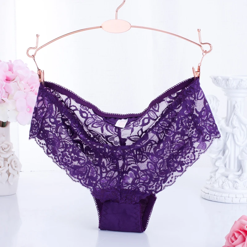 Sexy Lace Panties Women Fashion Cozy Lingerie Tempting Briefs High Quality Women\'s Underpant Low Waist Intimates Underwear