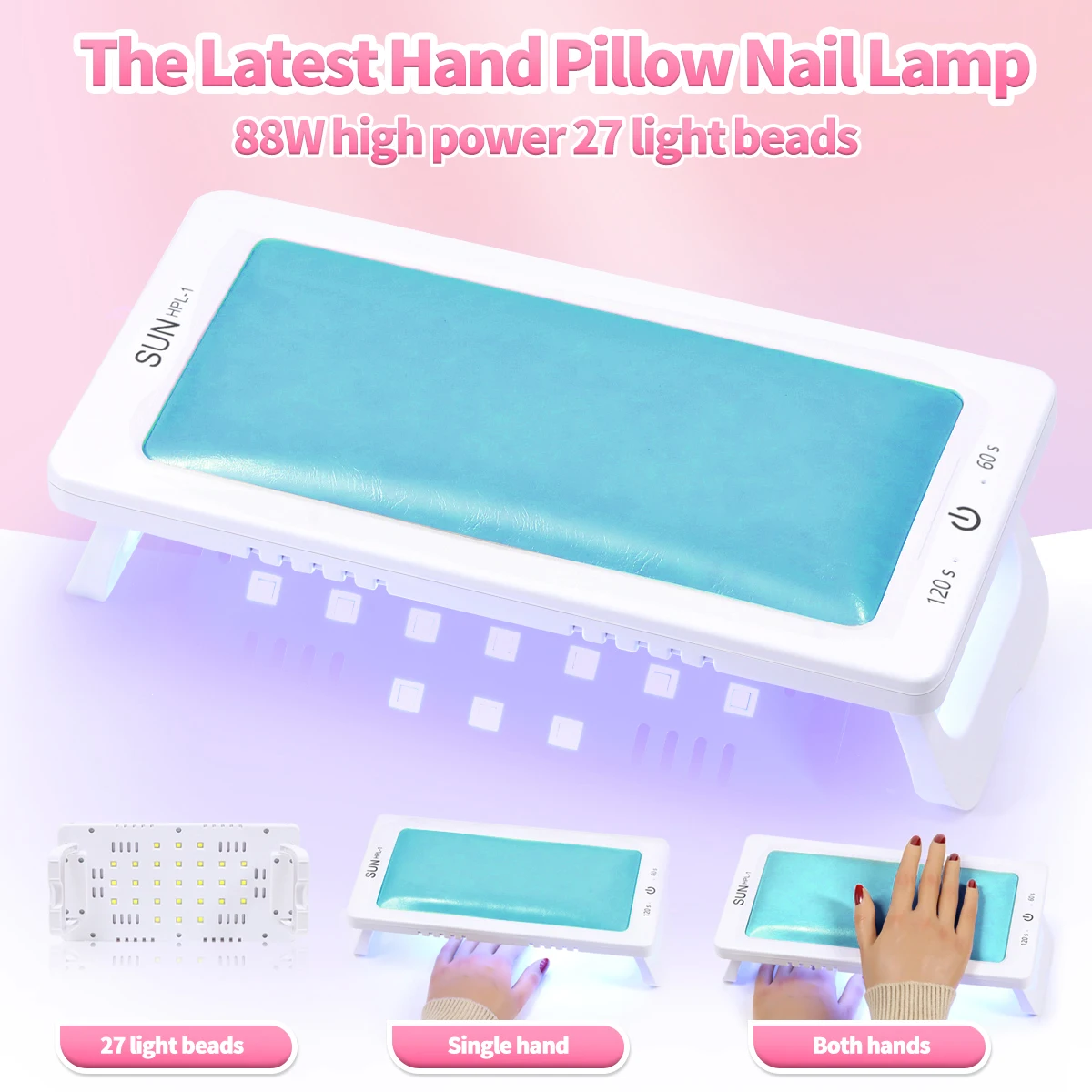 CNHIDS 88W 27 LED UV Nail Dryer Curing All Gel Nail Polish With Smart Touch Screen Professional Manicure Salon Tool Equipment