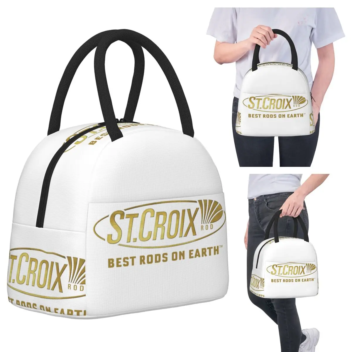 

Life Love St Croix Merch Insulated Lunch Bag for Women Office Cooler Thermal Food Box Tote Portable Lunch Boxes Container