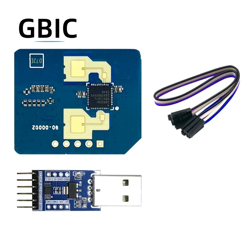 HLK-LD1151H  24G Human Presence Radar Sensor Module Sedentary Sensing Detection Breathing Serial Port Adjust Parameters
