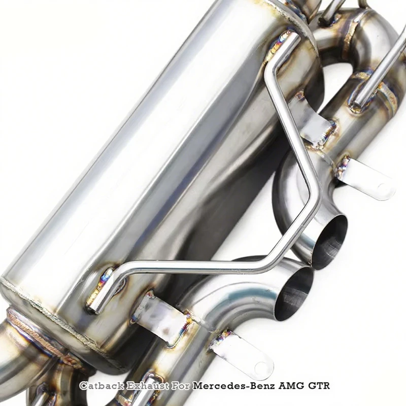 CEES Titanium Catback Exhaust with OEM Valve for Mercedes - Benz AMG GTR/GT R C190 4.0T 2019 - 2023