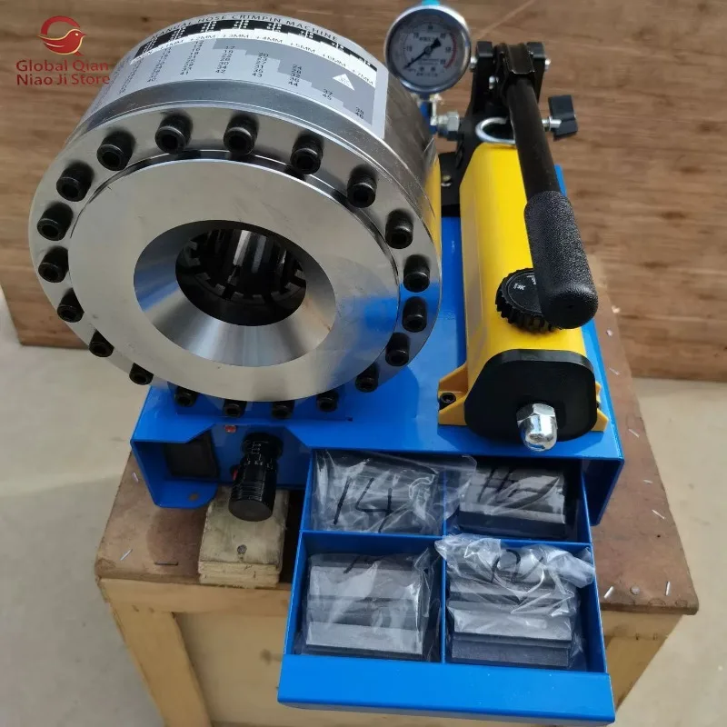 Portable Small-sized Manual Hydraulic Pipe Crimping Machine Explosion-Proof Oil Pipe Locking Tool for Plumbing And Engineering