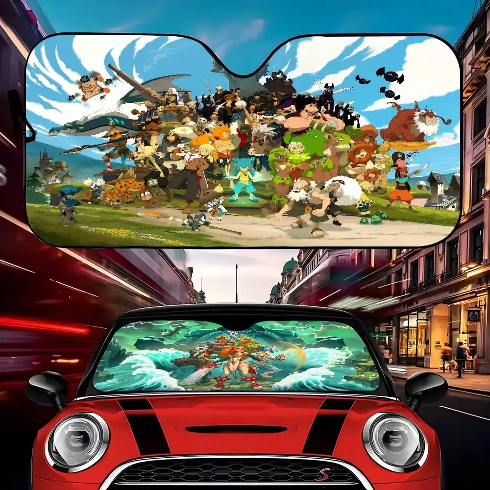 Role Playing Game W-WakfuS Car Sun Shade Windshield Foldable Cute Funny Sunshade By Vincent For Car Truck SUV Blocks view 3