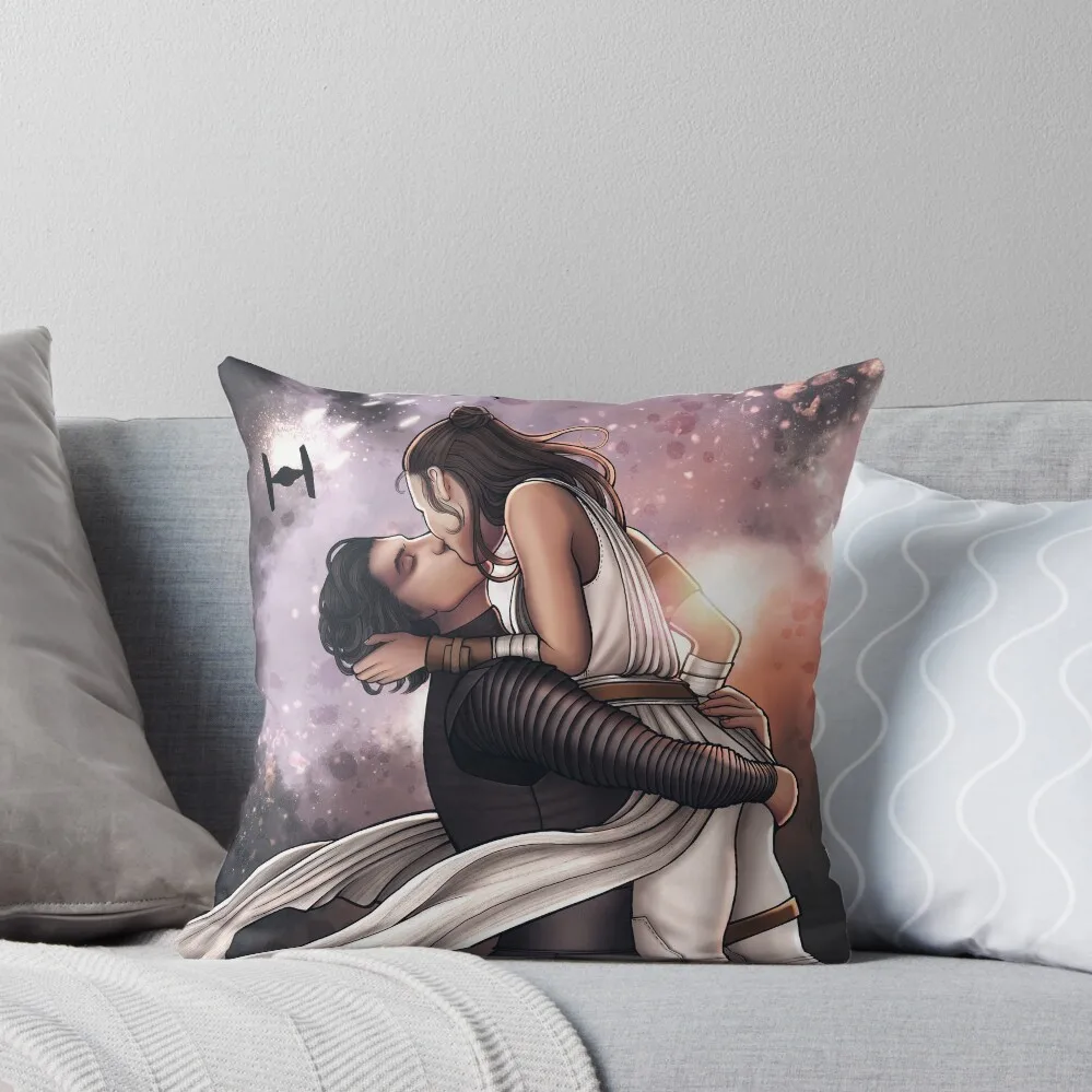 

Reylo - Battle Kiss Throw Pillow Sofa Covers Sofa Cushions Cover Pillows Aesthetic