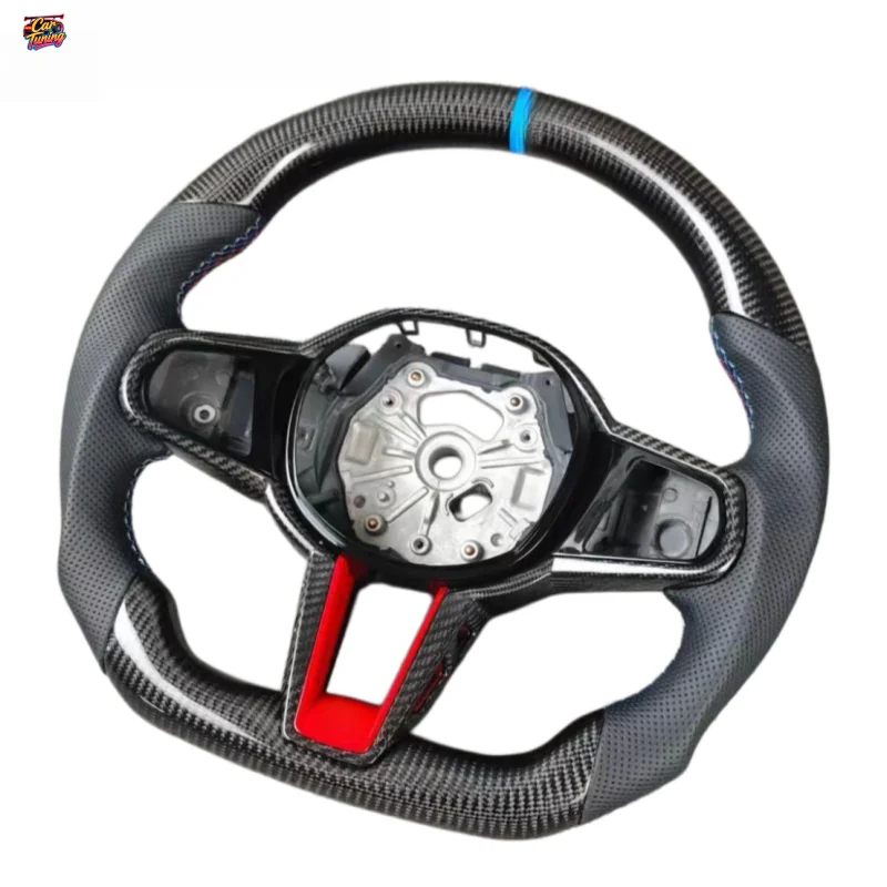 Carbon Fiber Steering Wheel for BMW M3 G80 Sport Flat Bottom Performance Upgrade
