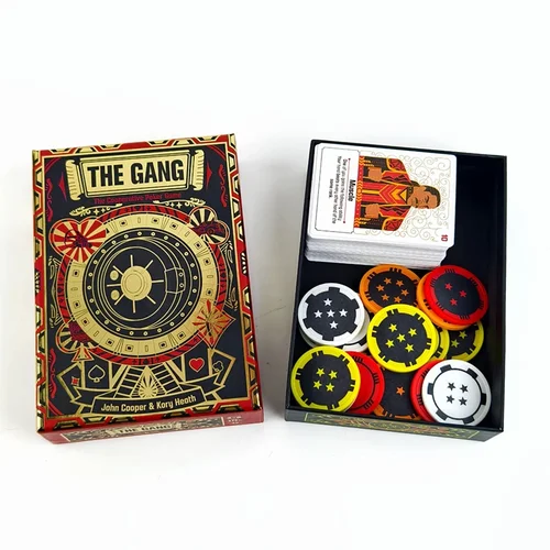 Imagen 2 del producto Juego de cartas The Gang, divertido juego familiar nocturno para niños y adultos, juego de mesa de estrategia de póker cooperativo para 3 a 6 jugadores