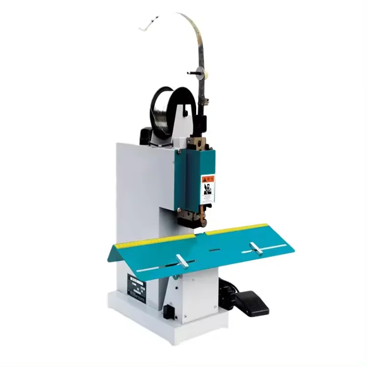 Electric Wire Book Stapler Machine A4 Max. Flat Binding Booklet for Manufacturing Plant Restaurant Include Motor Bearing PLC