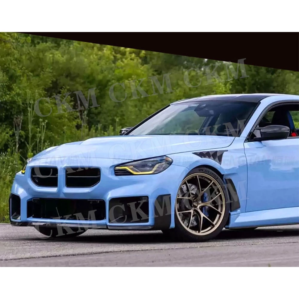 

Передний бампер из углеродного волокна, накладка на крыло, комплекты кузова для стайлинга автомобиля, аксессуары FRP для BMW 2 серии G87 M2 2023+